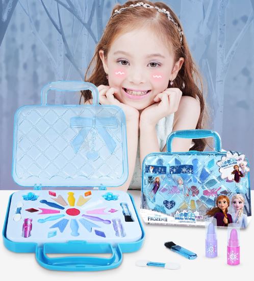 New Disney girls frozen elsa anna Cosmetics Beauty  Set Toy kids snow White princess Fashion Toys Play House Children Gift