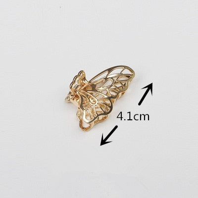 1Pcs  Fashion Smal Simple Wild Geometric Hair Claw for Women Girls Clamps Hair Crab Metal  Hair Clip Claw Accessories Headwear