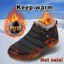 Men Boots Winter Plus Size Men Shoes Warm Fur Snow Boots Plush Inside Shoes Black Winter Boots For Men Waterproof Mans footwear