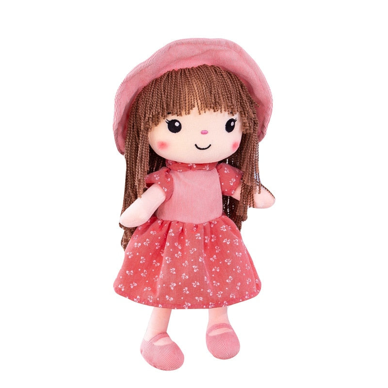 Muñeca de princesa de 45cm, juguetes de peluche, muñecos de peluche para niños, juguetes para niñas, niños, juguetes de peluche Kawaii para bebés, juguetes de peluche de dibujos animados