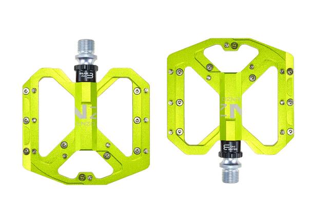 2020 new Mountain Non-Slip Bike Pedals Platform Bicycle Flat Alloy Pedals 9/16" 3 Bearings for Road MTB Fixie Bikes