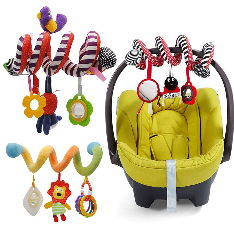 Kinderwagen Spielzeug Soft Infant Krippe Bett Spirale Baby Spielzeug Für Neugeborene Autositz Pädagogische Rasseln Baby Handtuch Baby Spielzeug 0-12 Monate