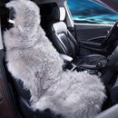 KAWOSEN 1 Piece Long Faux Fur Seat Cover, Universal Artificial Plush Car Seat Covers, Cute Plush Snow Seat Cushion LFFS02