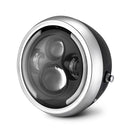 7.5 inch Universal Cafe Racer Round Motorcycle LED Head lamp Headlamp Distance Light Refit 7.5" Motorcycle Headlight Cafe Racer
