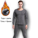Conjuntos de Ropa interior térmica para hombres, Ropa interior térmica de invierno, Calzoncillos largos, Ropa de invierno para hombres, Ropa térmica gruesa, Ropa térmica de lana
