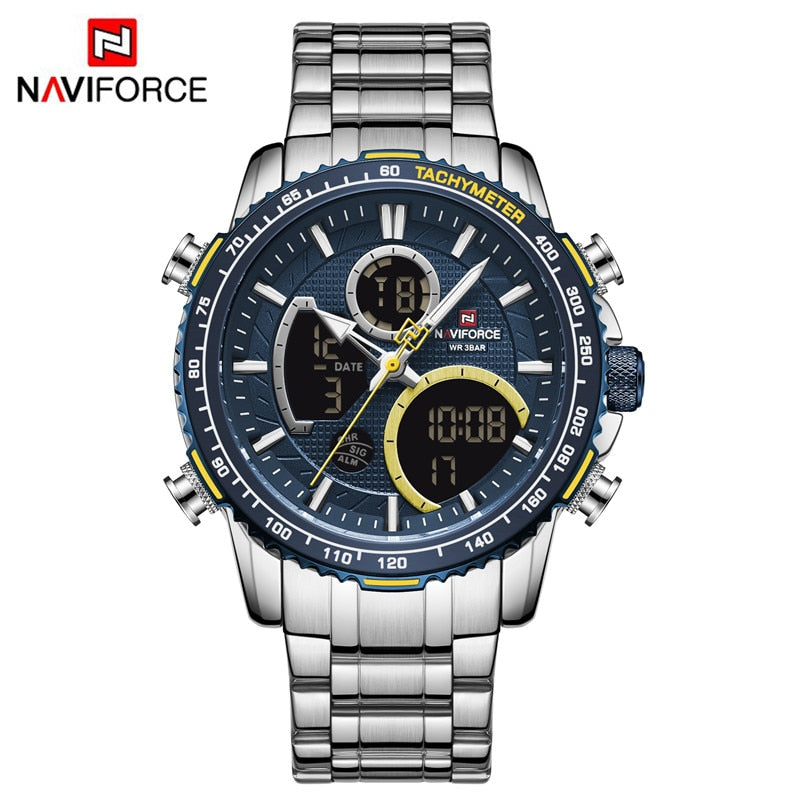 NAVIFORCE Men Watch Luxury Brand Digital Sports Watches Mens Quartz Wristwatch Male Luminous Waterproof Clock Relogio Masculino