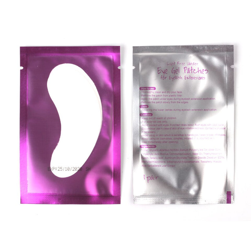 Almohadillas para debajo de los ojos de alta calidad, parches de papel para extensiones de pestañas, pegatinas para puntas de ojos, envolturas, herramientas de maquillaje, almohadillas baratas para debajo de los ojos