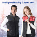4 Zones Outdoor Heated Vest Men Women Electric Intelligent Heating Vest Jacket Slveeless Thermal Waistcoat Sports Hiking Camping