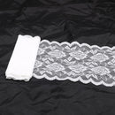 2 Yards Elastic Lace Ribbon Flowers Trim 150MM Wide Embroidery African Lace Fabric Trimmings For Wedding Dress Sewing Diy Crafts