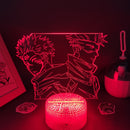 Anime Jujutsu Kaisen figura Inumaki Toge 3D LED Lava lámparas RGB luces de noche decoración de mesa de dormitorio cumpleaños Manga regalos para amigos