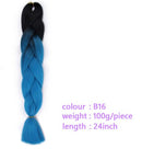 Black Star Hair Ombre Jumbo Braiding Hair Extensions 24 Inch Twist Braids Synthetic Hair Fiber for Twist Braiding for Women