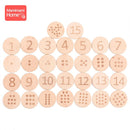 14pc Newborn Photogra Wooden Month Milestone Cards Handmade Monthly Memorial Commemorative Photo Accessories Baby Souvenir Stamp