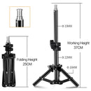 LED Lamp Photography Studio Light Bulb Portrait Soft Box Fill Light Bulb with 37CM Light Stand Tripod Photo Studio