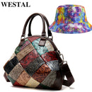 WESTAL Women's Shoulder Bag for Women's Bag Genuine Leather Handbags Female Designer Messenger Crossbody Bags Lady Totes 86381