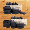 Tontin Hot stone Massage Body Basalt Stone set Beauty Salon SPA with Thick Canvas Heating bag healthcare back pain relieve