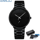 CRRJU Mens Watches Stainless Steel Men&