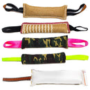 Dog Biting Pillow Tug Stick Hemp Training Chewing Durable Linen Molar Clean Teeth Interactive Toys Outdoor 2 Rope Pets Supplies