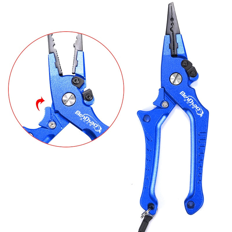 Fishing Pliers Grip Set Fishing Tackle Hook Recover Cutter Line Split Ring High Quality Fishing Tool Hot Aluminum Alloy