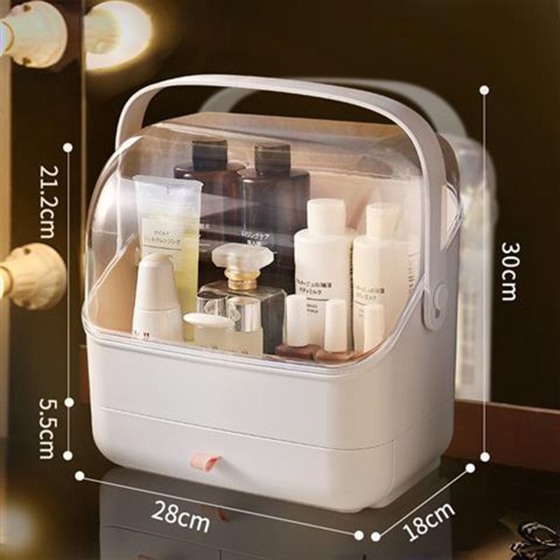 Makeup Organizer For Cosmetic Large Capacity Cosmetic Storage Box Organizer Desktop Jewelry Nail Polish Makeup Drawer Container