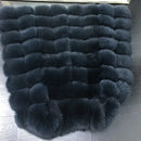 Faux Fur Coat Winter Women 2022 Fashion Casual Warm Slim Sleeveless Long Faux Fox Fur Vest Winter Pockets Jacket Women 5XL