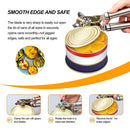 Abrelatas Accesorios de cocina Juegos de artilugios Abrebotellas Acero inoxidable Ergonómico Manual Herramientas de cocina Gratis 2 cuchillas