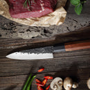 MITSUMOTO SAKARI 5.6''inch Japanese High carbon durable steel handcrafted petty knife durable wood Handle Wooden gift BOX