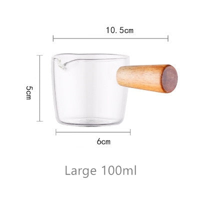 Handle Sauce Dish Japanese Style Glass Saucer Vinegar Dish Gravy Dipping Snack Ketchup Bowl Tableware Coffee Mini Small Milk Pot