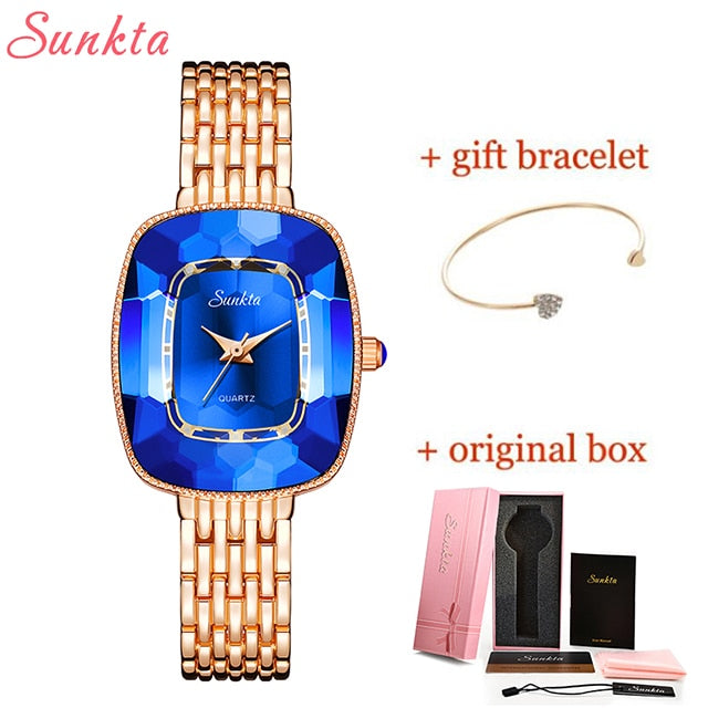 2022 LIGE New Rose Gold Women Watch Business Quartz Watch Ladies Top Brand Luxury Female Wrist Watch Girl Clock Relogio Feminino