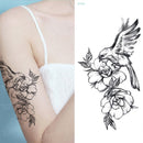 temporary armband tattoos waterproof temporary tattoo sticker flower lotus tattoo sleeve women wrist arm sleeves tatoo fake girl