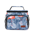 DENUONISS Faltbare Druck-Kühltasche, wasserdicht, isoliert, Eis-Thermotasche für Steak-Picknick-Tasche, Eisbeutel