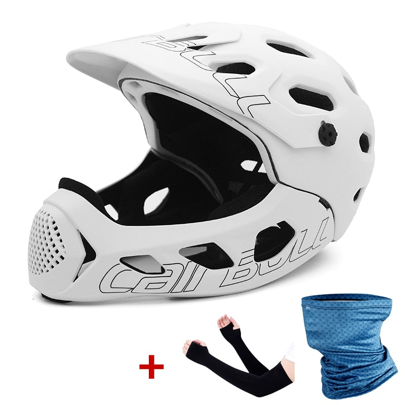 Casco de bicicleta Cairbull para hombre y mujer, casco de ciclismo de montaña MTB de cara completa en molde, gorras para casco de bicicleta deportiva de seguridad para carreras todoterreno