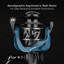 Carrete de pesca giratorio de peso ligero KastKing Zephyr 7 + 1 rodamientos de bolas 10 kg de arrastre de fibra de carbono para bobina de pesca de agua salada de lubina