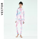 VECTOR Damen Ultra Soft Winter schnell trocknend Base Layering Set Mikrofaser-Fleece Thermo-Unterwäsche lange Unterhosen Set Kleidung plus Hose