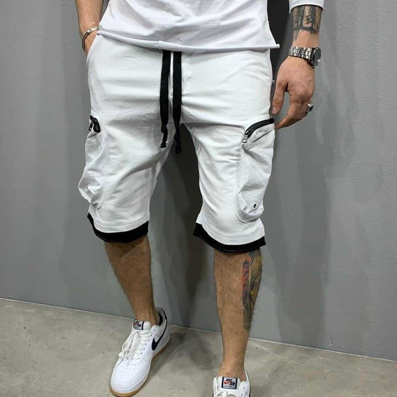 Men Knee-length Cotton Shorts Men&