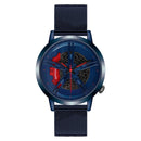 Reloj para hombre, llanta de rueda de coche, esfera de cubo, reloj de pulsera para hombre, relojes impermeables negros de malla de acero inoxidable, reloj Masculino