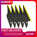 5 uds escobilla de goma herramientas de tintado de vinilo rascador de limpieza de vidrio de ventana pala de nieve limpiaparabrisas accesorios de lavado de coche 5A26Y