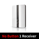 VeryHome Drahtlose Türklingel, wasserdichte, selbstversorgte Taste, intelligente Türklingel, setzt Home Welcome Outdoor House Chimes Receiver