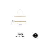 Nordic Hanging Wood Poster Calendar Hanger Frame Bread Fruit Posters Prints Wall Pictures for Home Living Room Kitchen Wall Art