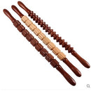 Meridian yoga stick body massager stomach back waist neck leg massage stick wooden roller massage hammer