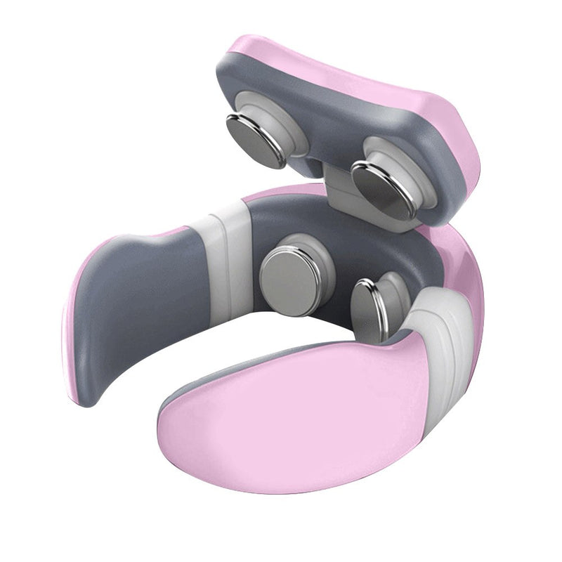 USB-Aufladung 4D Magnetfeldtherapie Elektro-Nackenmassagegerät Zervixstimulator Schmerzlinderungswerkzeug Gesundheitswesen Massagemaschine