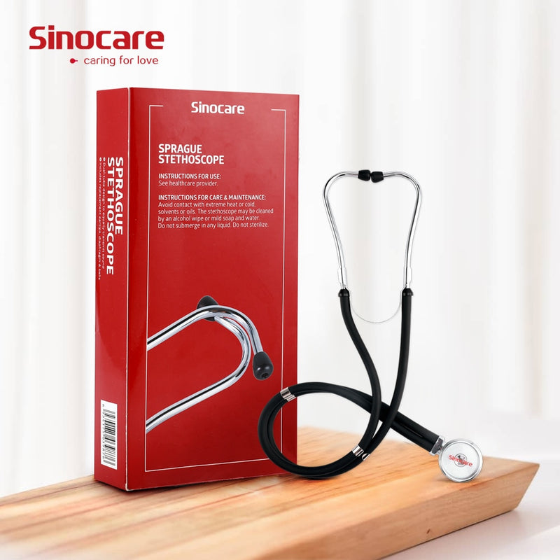 Sinocare Portable Dual Head Stethoscope Doctor Medical Stethoscope Professional Cardiology Medical Equipment Device