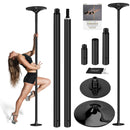 45mm Profesional Golden Stripper Pole Dance Spin Pole Extraíble Home Fitness Ejercicio Training Pole D POLE Kit Freeshipping