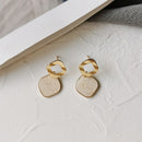 Frauenohrringe Unregelmäßiges geometrisches Temperament der Wiederherstellung alter Weisen Runde Ohrringe Ohrringe Metallohrringe Großhandel 002