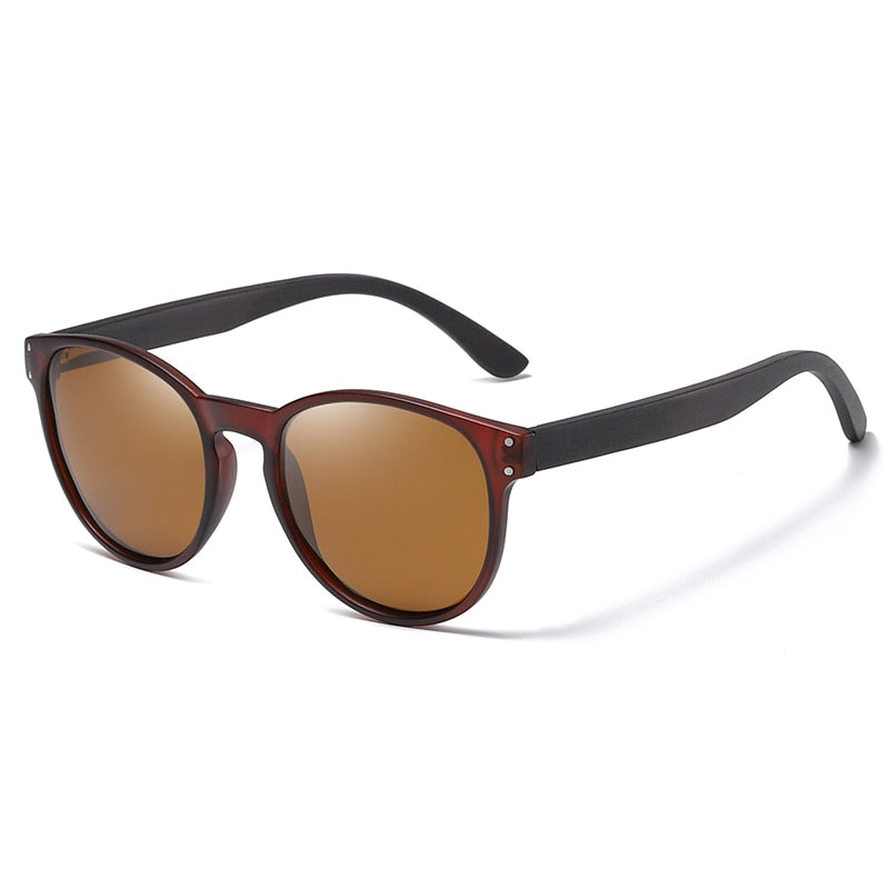 Gafas De Sol polarizadas GM para hombre y mujer S5091, gafas De sol De madera De marca para mujer, gafas De Sol clásicas con montura redonda, gafas De Sol UV400