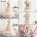 Puffy A-line Flower Girl Dresses Lace Beading Communion Dress Tulle Sashes Straps Ball Gown Girl Party Dress New Year 2021