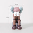 Violent bear statue Tidy Bear Statue With Metal Tray Storage Keys, Candy, Friut Home Ornaments Decoration Table Room Decorations