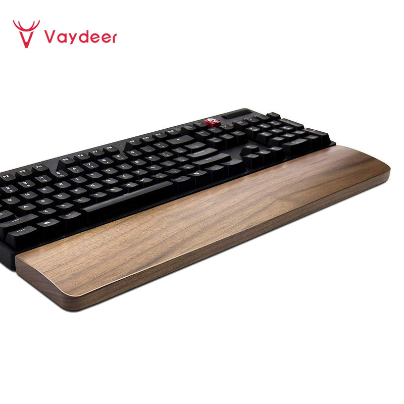 Tastatur-Handgelenkauflage aus Walnussholz Vaydeer Ergonomische Gaming-Schreibtisch-Handgelenkauflage