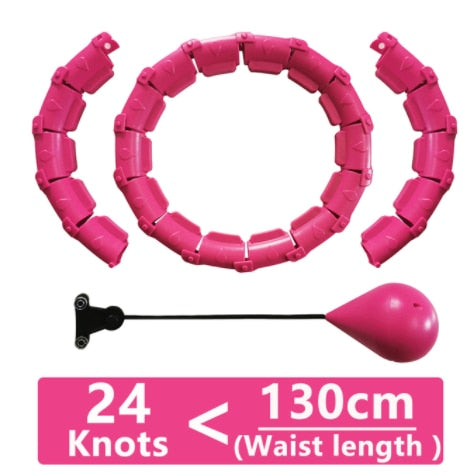 Fitness Ring verstellbare Sportreifen Bauch dünne Taille Übung abnehmbare Massage Fitness Reifen Fitnessstudio Heimtraining Gewichtsverlust