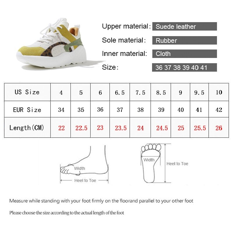 Smile Circle Women Sneakers Flat Platform shoes Suede Leather fashion casual Breathable Thick bottom Ladies Shoes
