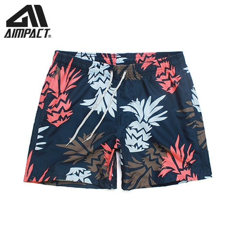 Tropical Summer Holiday Beach Swimming Short Trunks Fast Dry Men&